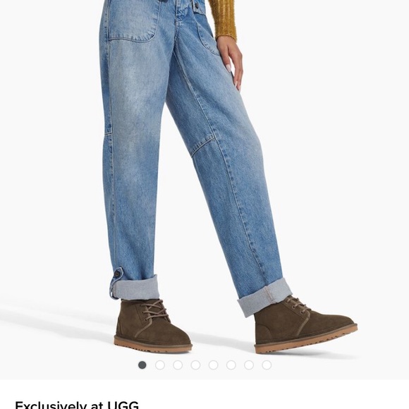 Ugg Nuemel boots in slate / espresso color - Picture 2 of 6